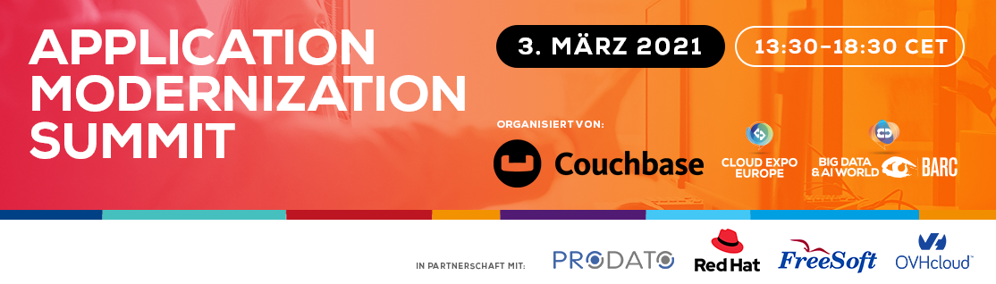 Application Modernization Summit Couchbase PRODATO Banner