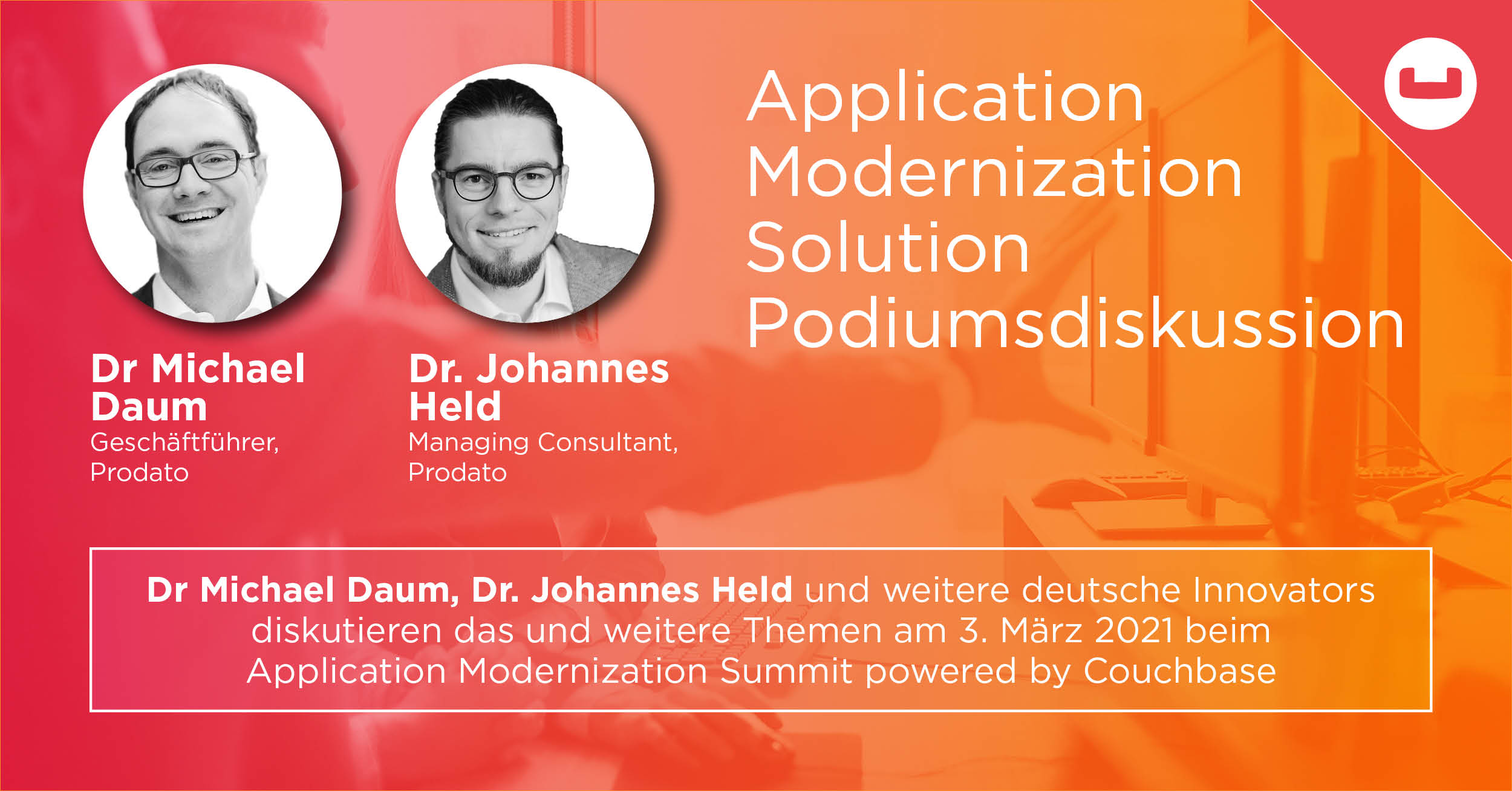 Application Modernization Summit Couchbase PRODATO