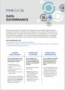 Data governance flyer